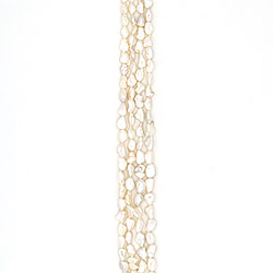 Жемчуг барочный белый 12*8 мм