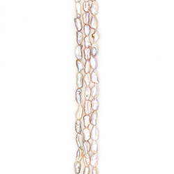 Жемчуг барочный розовый 19*10 мм