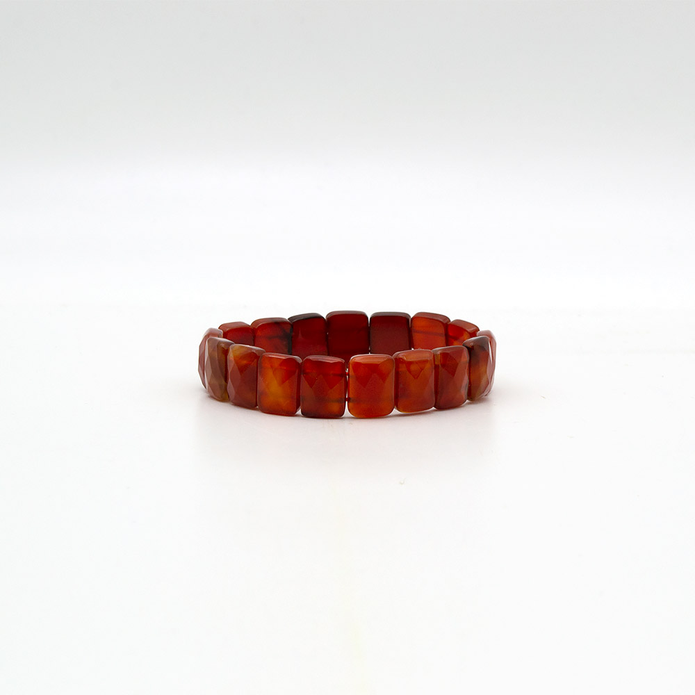 Фото товара браслет из сердолика 16*12 мм грань