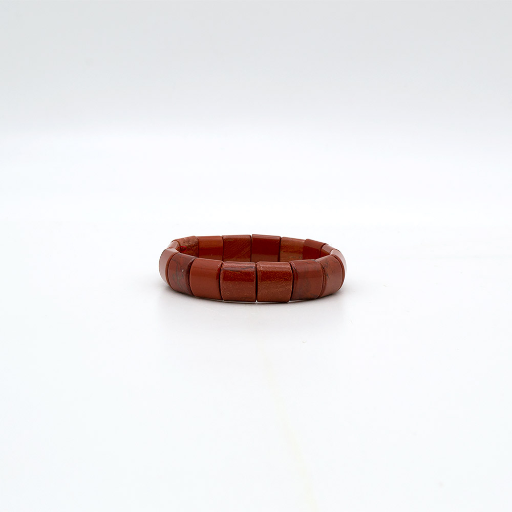 Фото товара браслет из яшмы кирпичной 15*13 мм