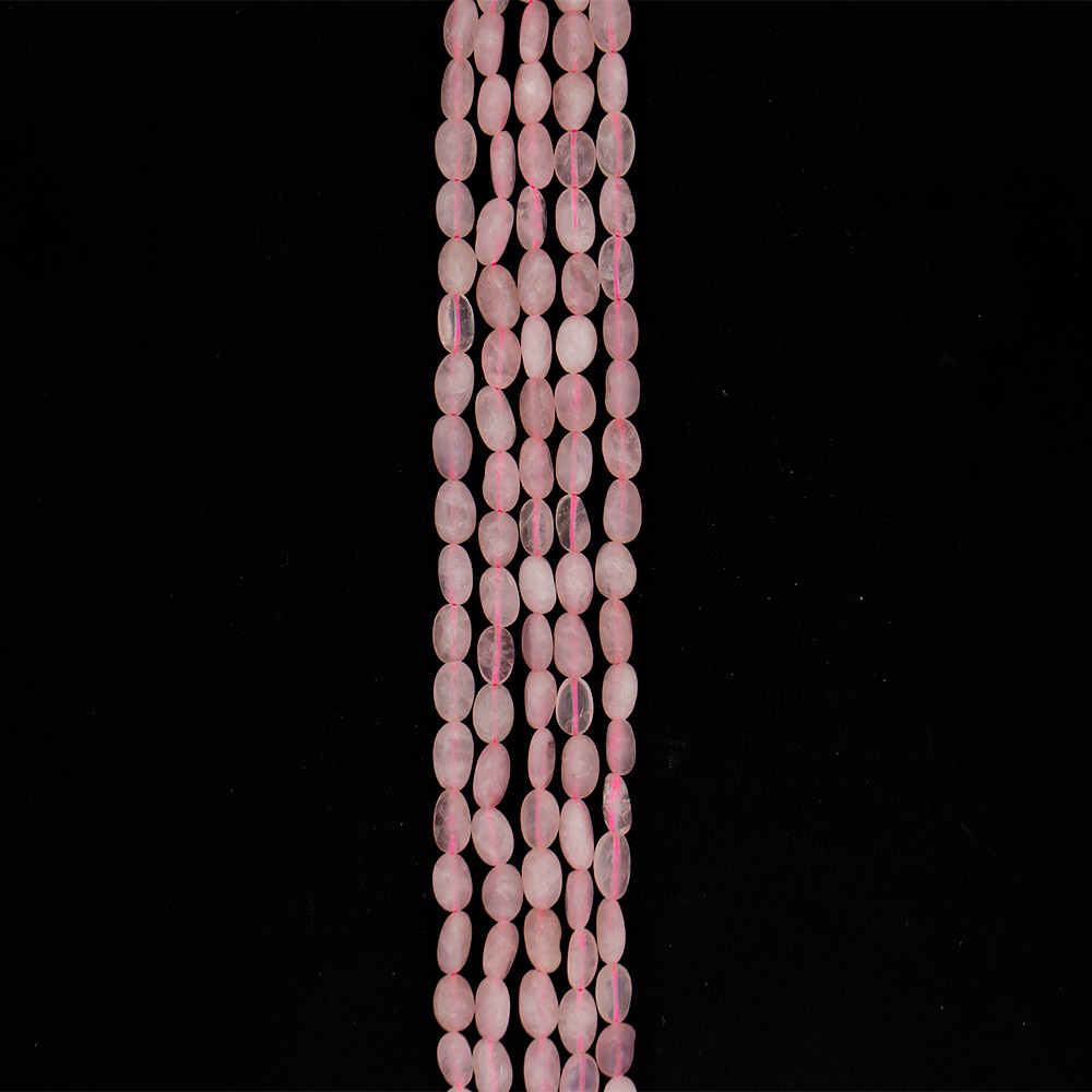 Фото товара розовый кварц галтовка 10*8 мм