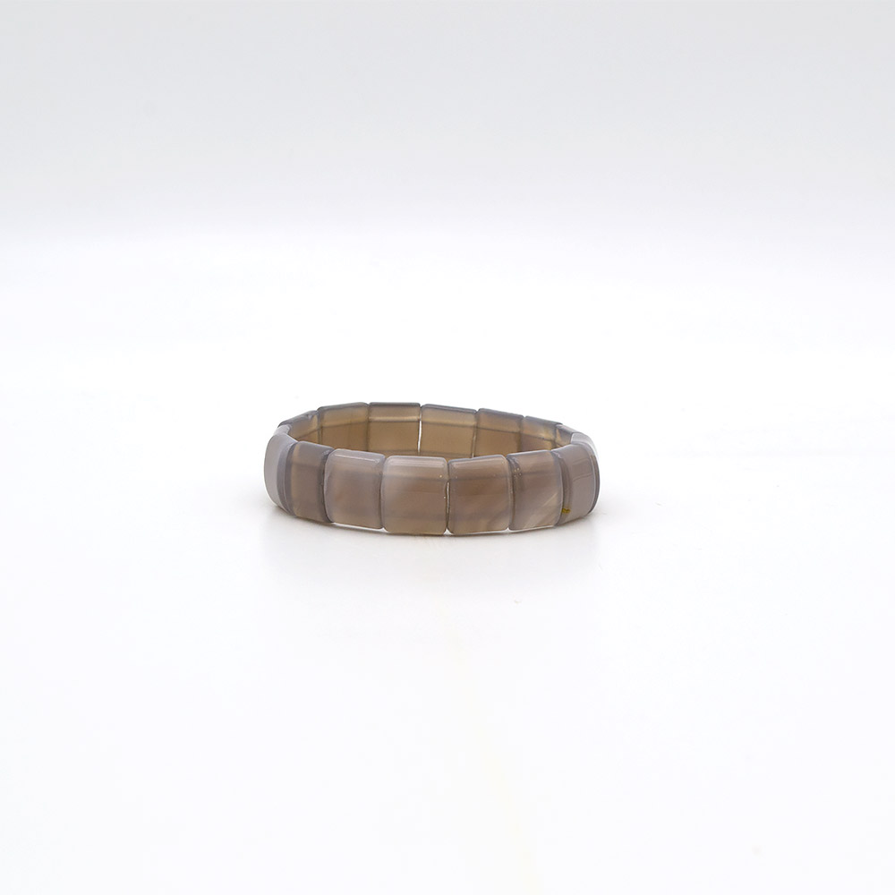 Фото товара браслет из агата серого 16*14 мм