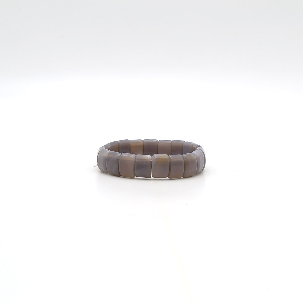 Фото товара браслет из агата серого 15*11 мм