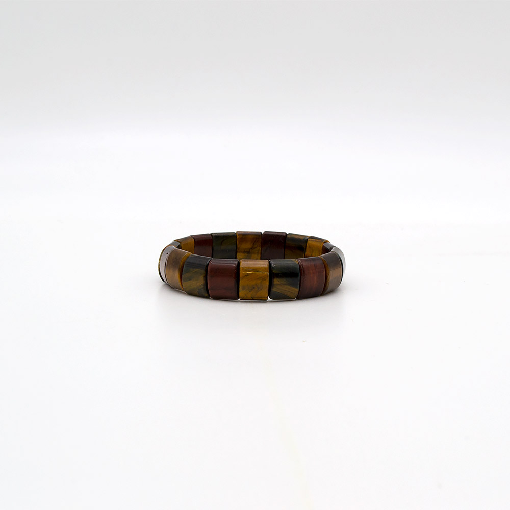 Фото товара браслет из тигрового,бычьего,соколиного глаза 15*11 мм