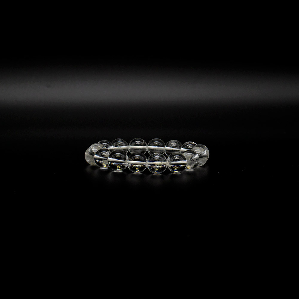 Фото товара браслет из горного хрусталя шар 12 мм