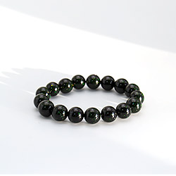 Фото товара браслет из авантюрина синтетического зеленого шар