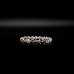 Браслет из горного хрусталя шар 10 мм