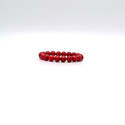 Браслет из коралла шар 10 мм