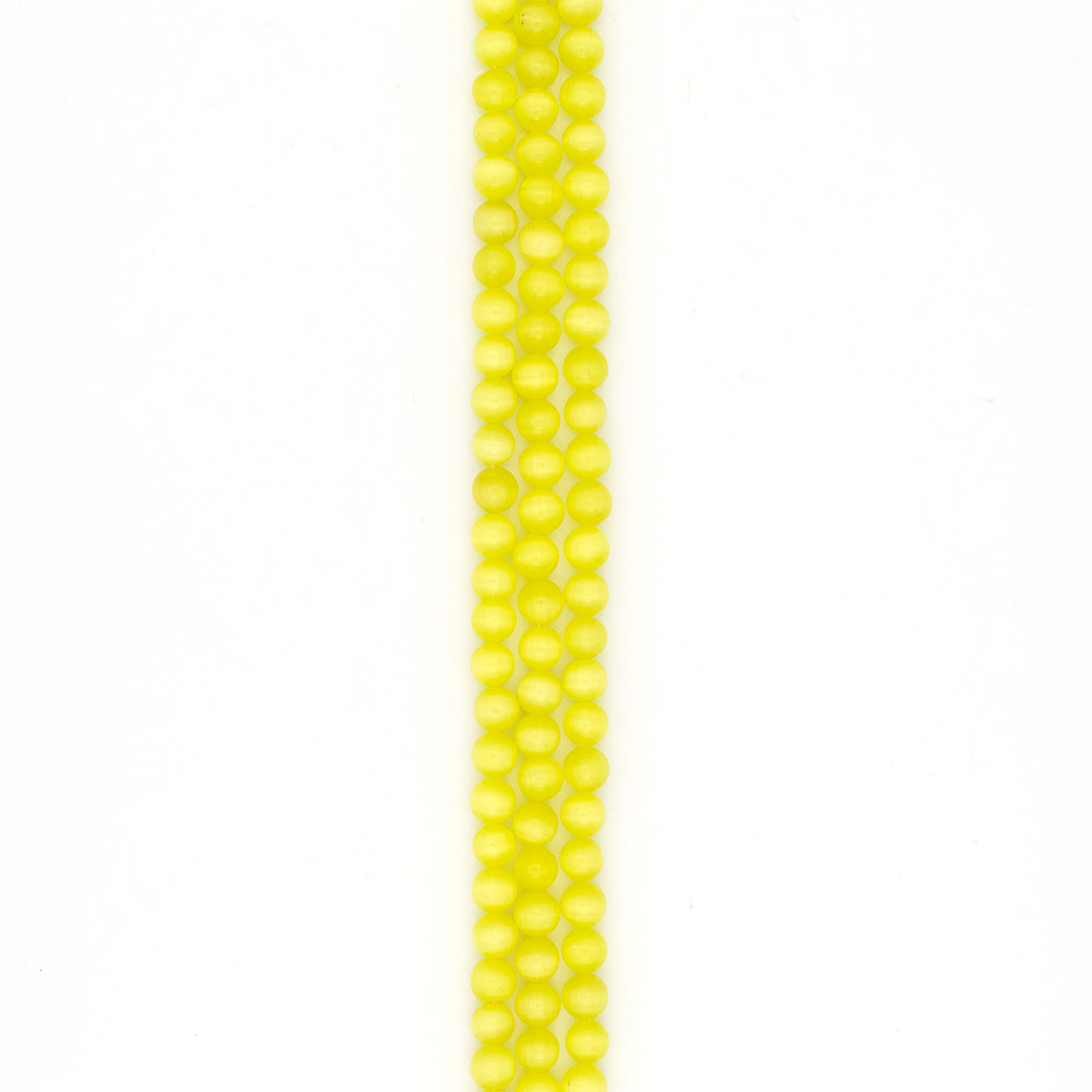 Фото товара кошачий глаз имитация цвет желтый 10 мм 