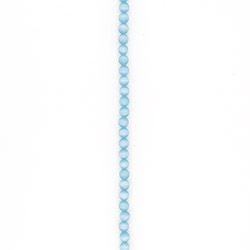 Кошачий глаз имитация цвет голубой 10 мм