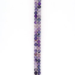 Агат кракле шар цвет светло-фиолетовый матовый 10 мм