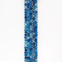 Агат кракле шар цвет голубой матовый 10 мм