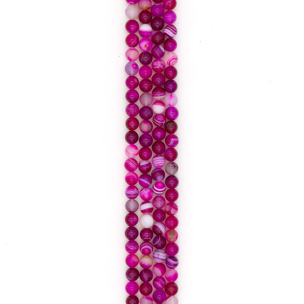 Фото товара агат шар цвет фуксия темная 10 мм
