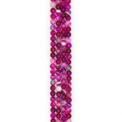 Агат шар цвет фуксия темная 10 мм