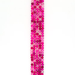 Агат кракле шар цвет фуксия матовый 8 мм