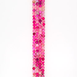 Агат кракле шар цвет фуксия матовый 10 мм