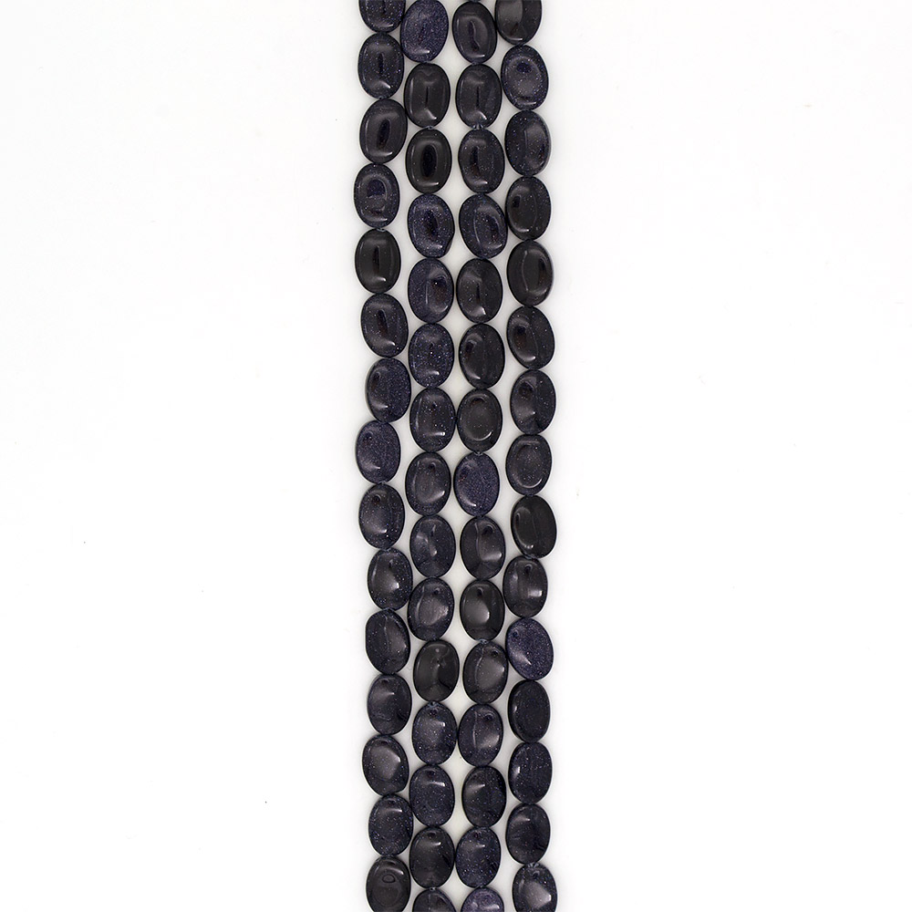 Фото товара авантюрин синтетический синий таблетка 18*13*5 мм