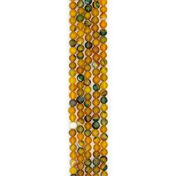 Фото товара агат шар цвет желто-зеленый 10 мм