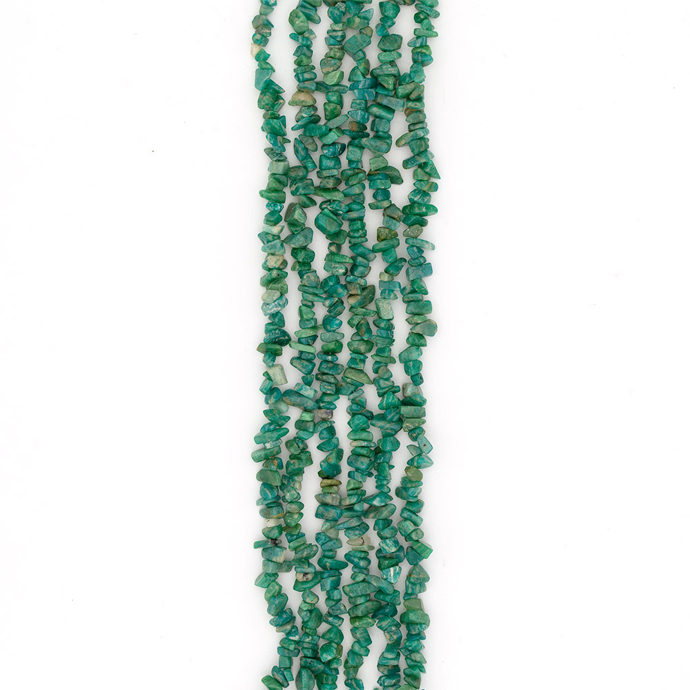 Фото товара амазонит крошка темная средняя