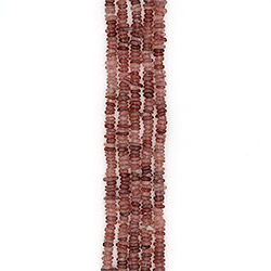 Фото товара земляничный кварц слайсы 4*10 мм