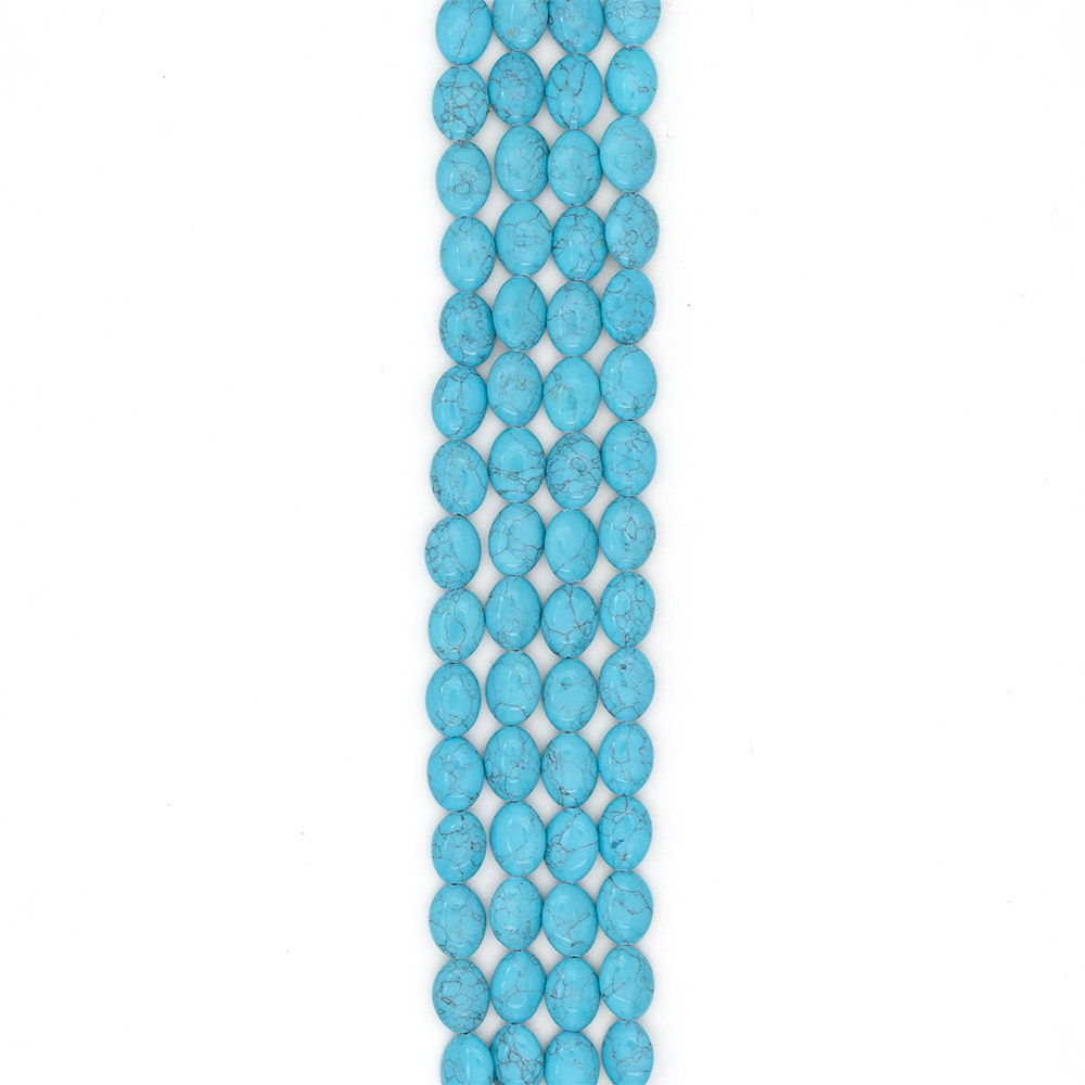 Фото товара бирюза имитация таблетка 18*13,5 мм