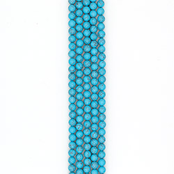 Бирюза темная имитация 10 мм
