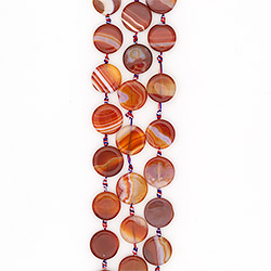 Агат таблетка цвет светлый сердолик 25 мм