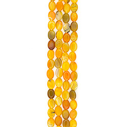 Агат таблетка цвет желтый 20*15 мм