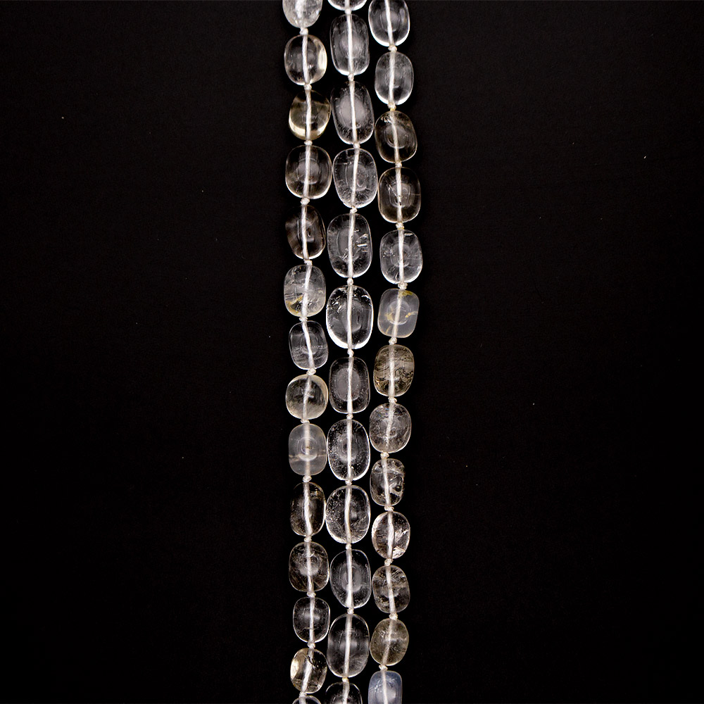 Фото товара горный хрусталь галтовка на увеличение с 13*9 до 18*13 мм