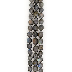 Лабрадор темный галтовка на увеличение с 16*14 до 25*17 мм