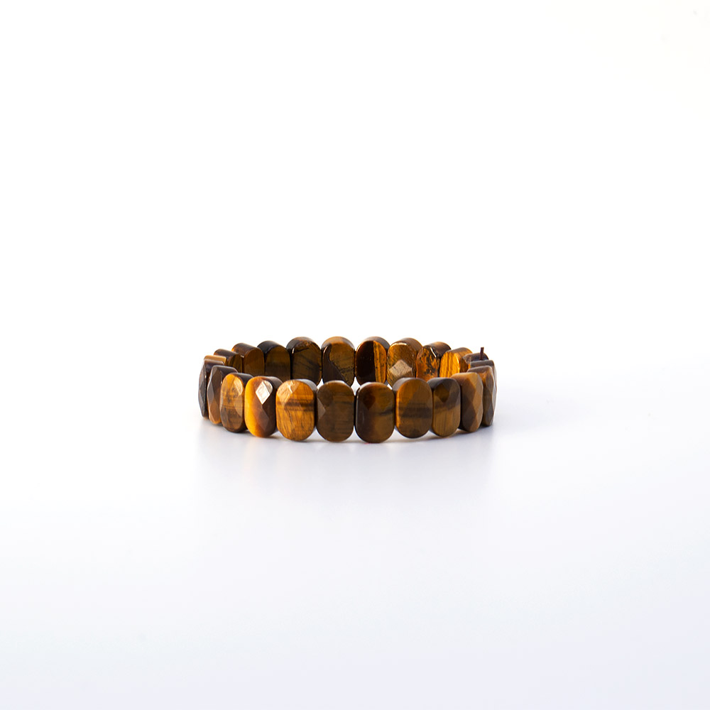 Фото товара браслет из тигрового глаза 14*10 мм грань