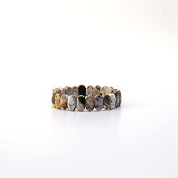 Фото товара браслет из яшмы океанической 14*8 мм грань