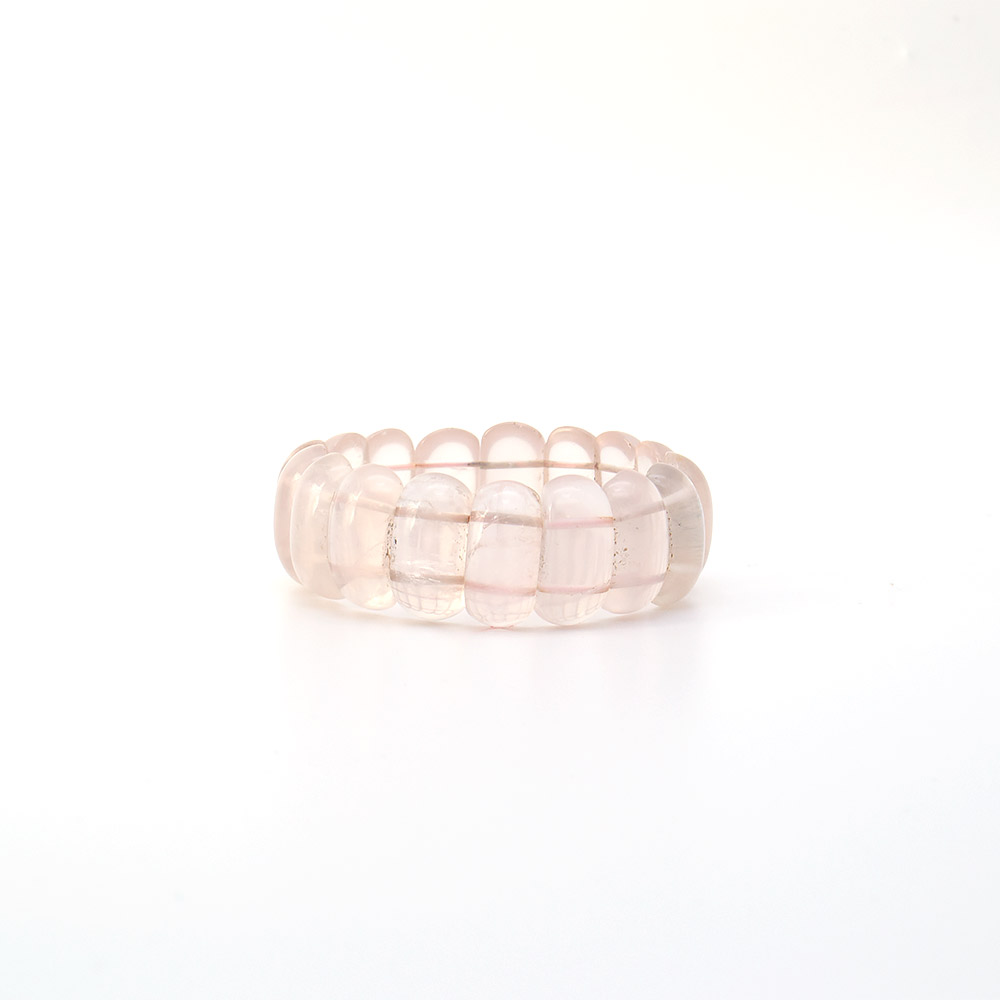 Фото товара браслет из розового кварца 25*12 мм 1 сорт