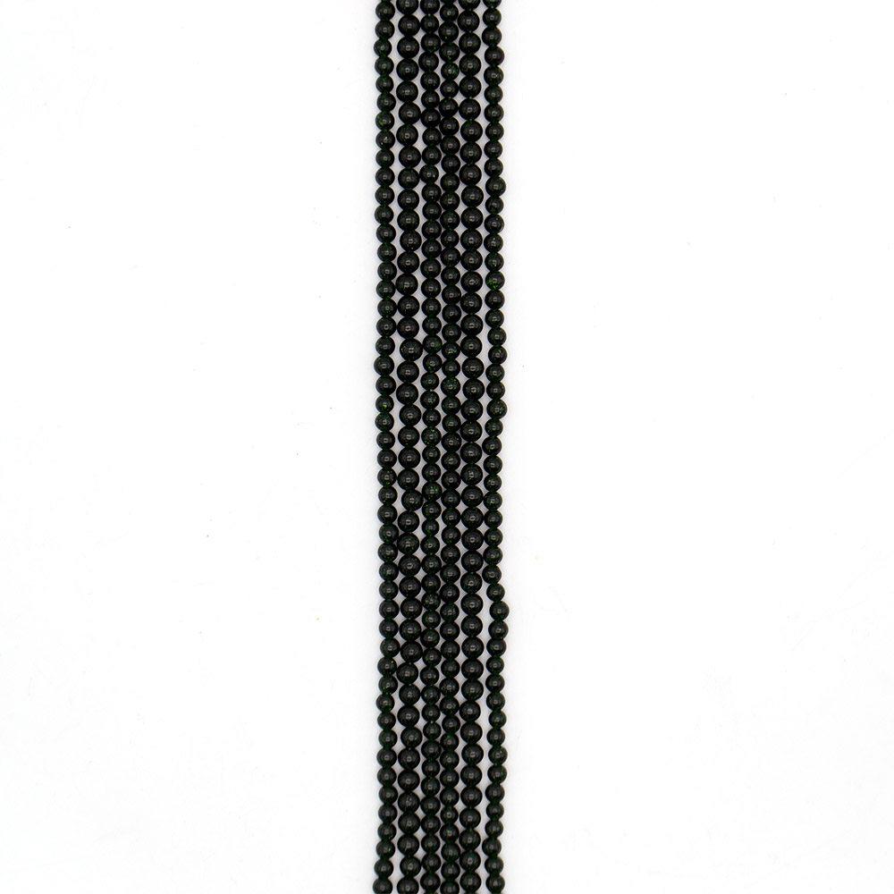 Фото товара авантюрин синтетический зеленый 6 мм