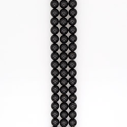 Фото товара агат шар цвет черный 16 мм