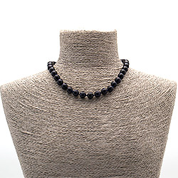 Бусы из авантюрина синтетического синего шар 10 мм 