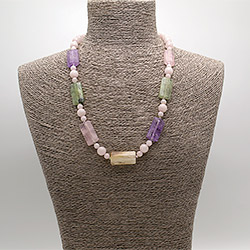 Бусы из самоцветов прямоугольник грань