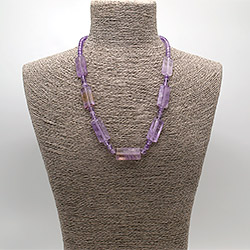 Бусы из аметрина прямоугольник грань