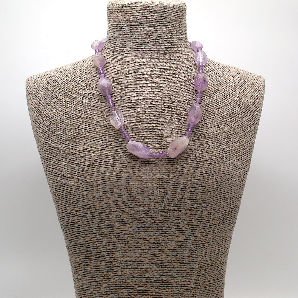 Фото товара бусы из аметрина галтовка грань 19*14 мм