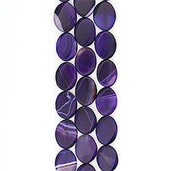 Агат таблетка цвет фиолетовый 40*30 мм