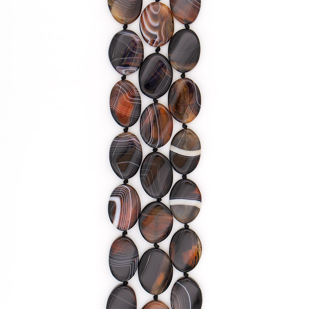 Фото товара агат таблетка цвет темный сердолик 35*25 мм