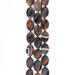 Агат таблетка цвет темный сердолик 35*25 мм