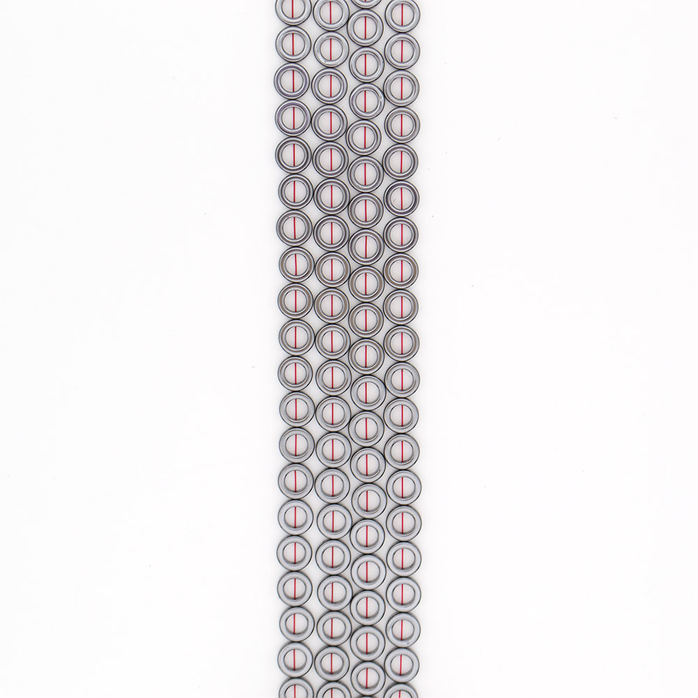 Фото товара гематит кольцо 12 мм; 7 мм 