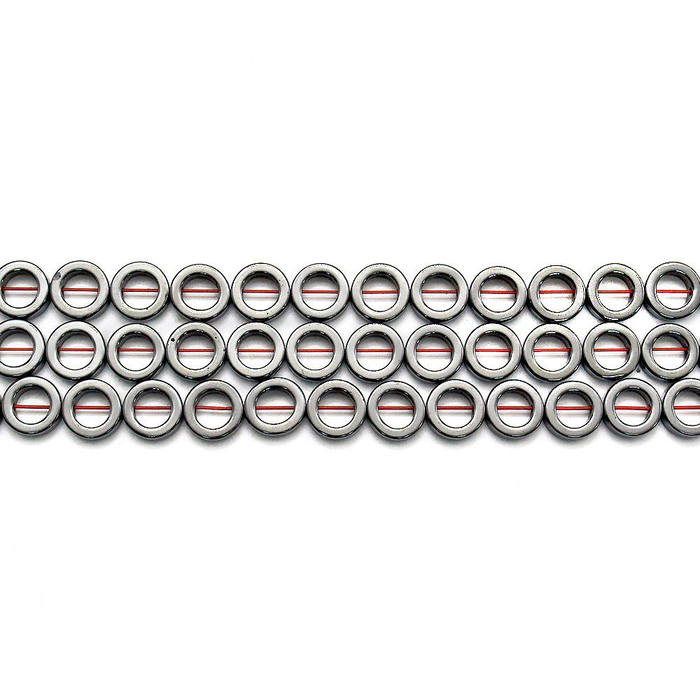 Гематит кольцо 10 мм; 6 мм 