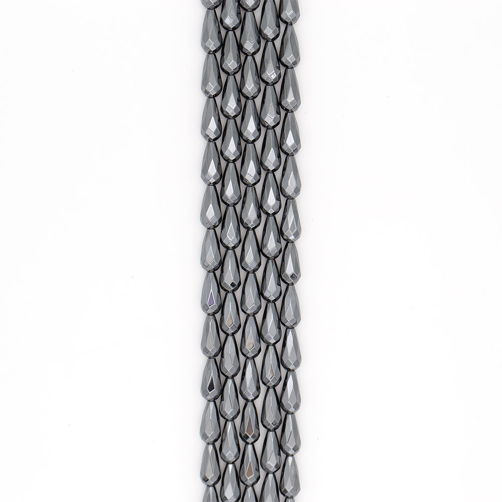 Фото товара гематит капля 20*10 мм грань