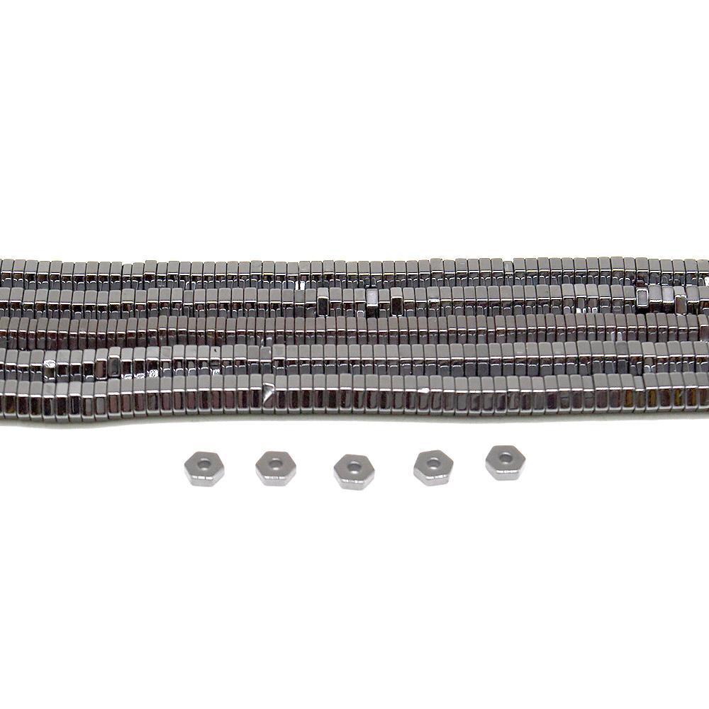 Фото товара гематит разделитель шестиугольный 4*1 мм