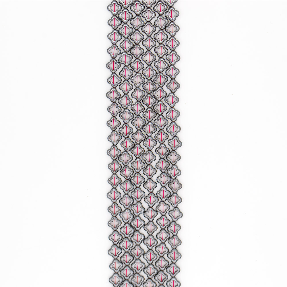 Фото товара гематит кольцо клевер 12 мм