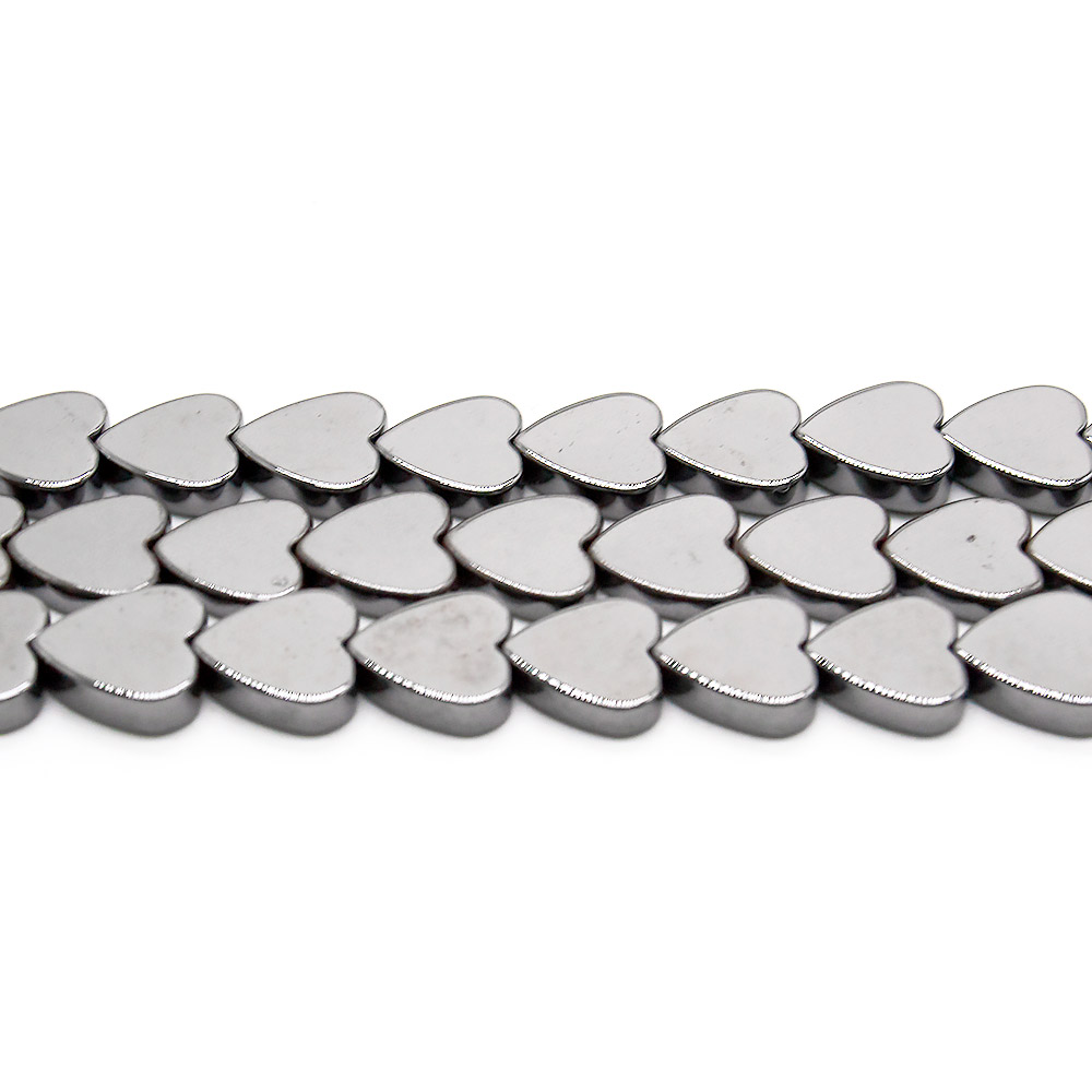 Гематит сердце плоское 10*10 мм