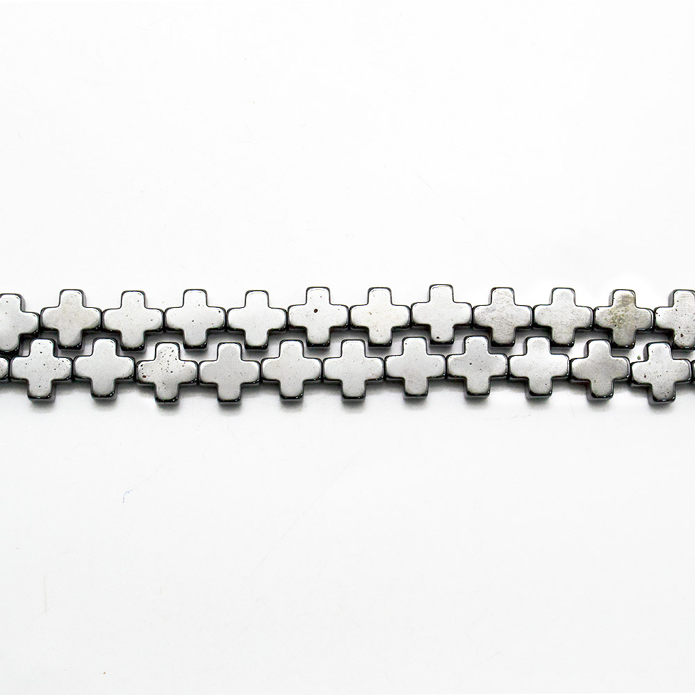 Фото товара гематит крестик 10*10 мм 