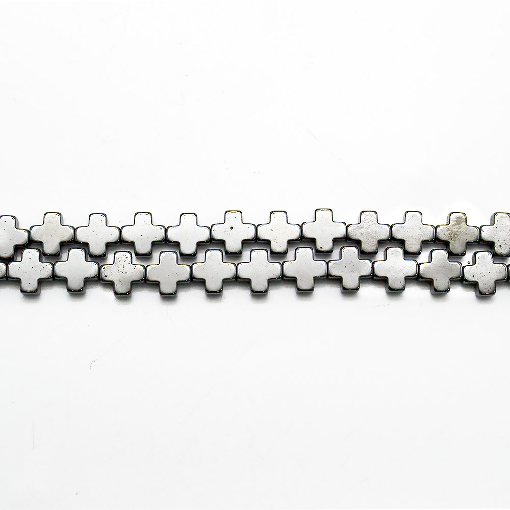 Фото товара гематит крестик 10*10 мм 